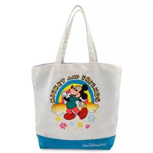 NWT Disney Mickey Mouse Canvas Tote Bag